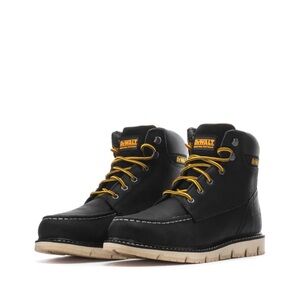 DeWALT men’s DXWP10034 Flex Moc Black Pitstop Leather Plan toe work boots 9.5